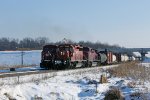 CP 5924 leading 299 overtakes the stopped 283